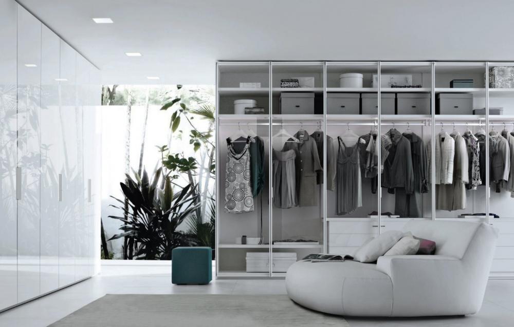 Lựa chọn và sử dụng thiết kế tủ quần áo mở, giúp không gian gọn gàng, sạch đẹp 