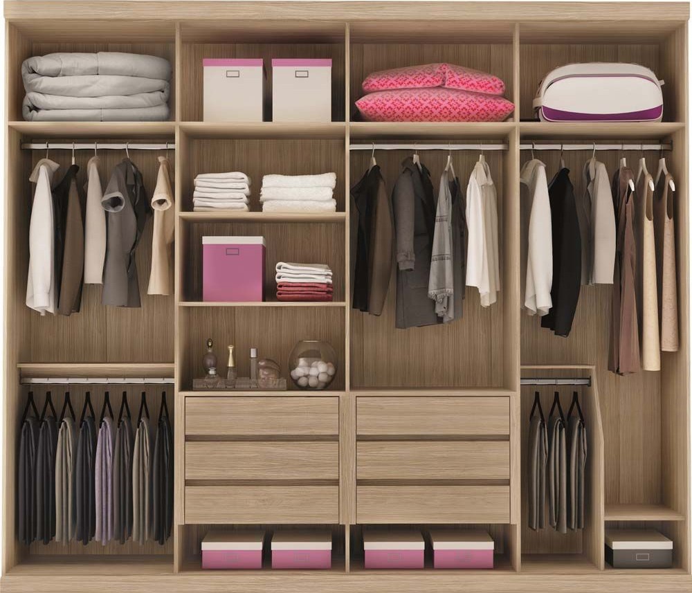 Lựa chọn và sử dụng thiết kế tủ quần áo mở, giúp không gian gọn gàng, sạch đẹp 
